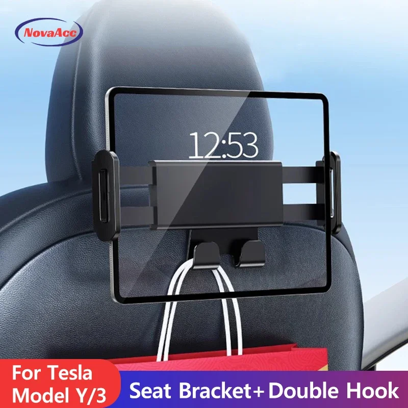 Tablet Accessories Bag - Car Headrest Mount Holder for Tesla