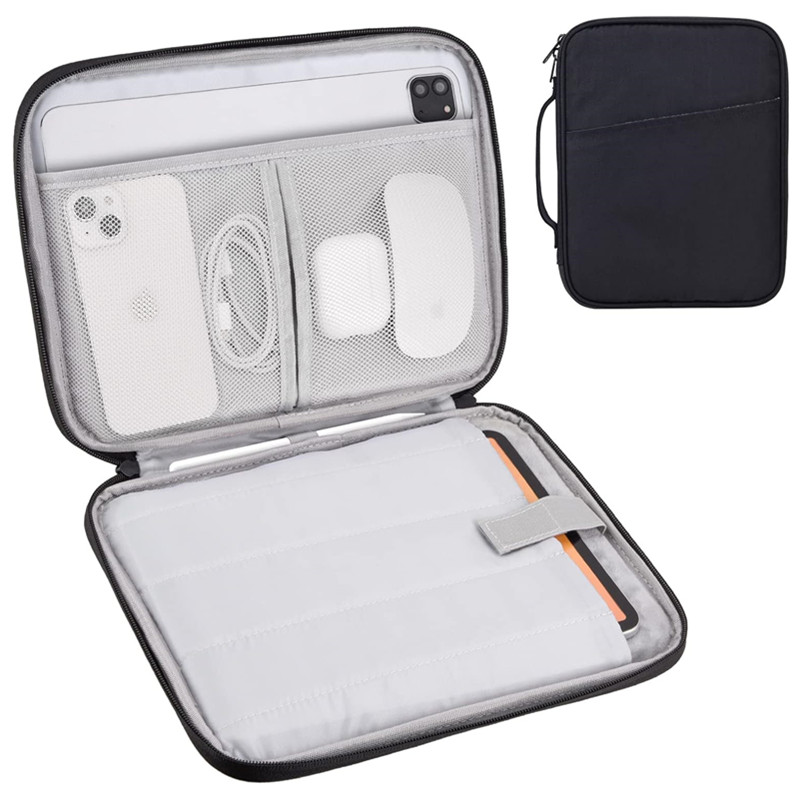 Tablet Accessories Bag - Waterproof Shockproof Handle Bag Tablet Sleeve