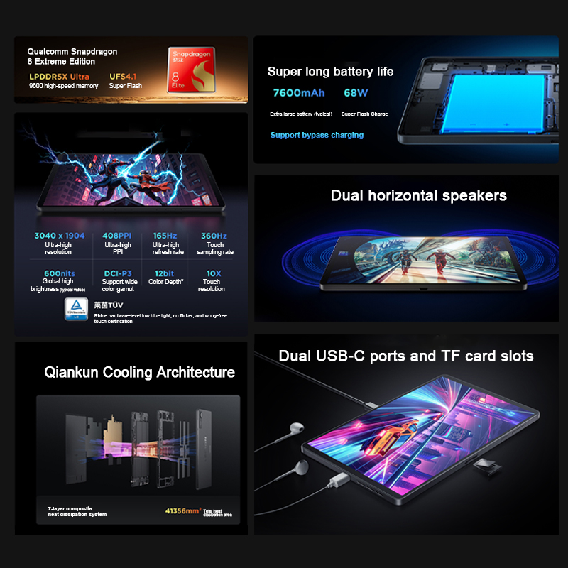 Original Lenovo Legion Y700 4t - огляд і ціна Android Tablet Gaming Accessories