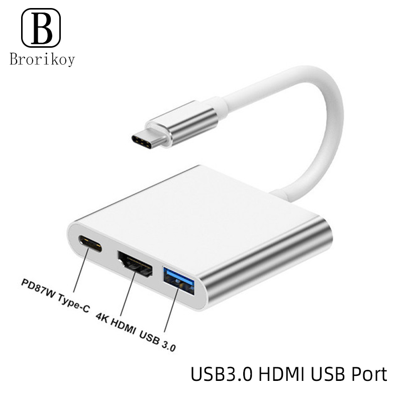 3 in 1 USB Type C Hub to 4K HD - огляд і ціна Tablet Ipad Accessories
