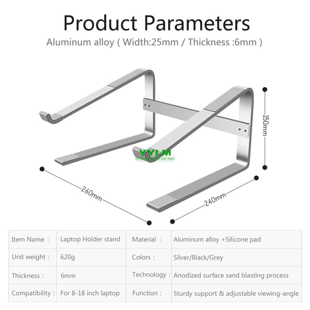 Aluminum Laptop Stand Notebook - огляд і ціна Dell Tablet Accessories