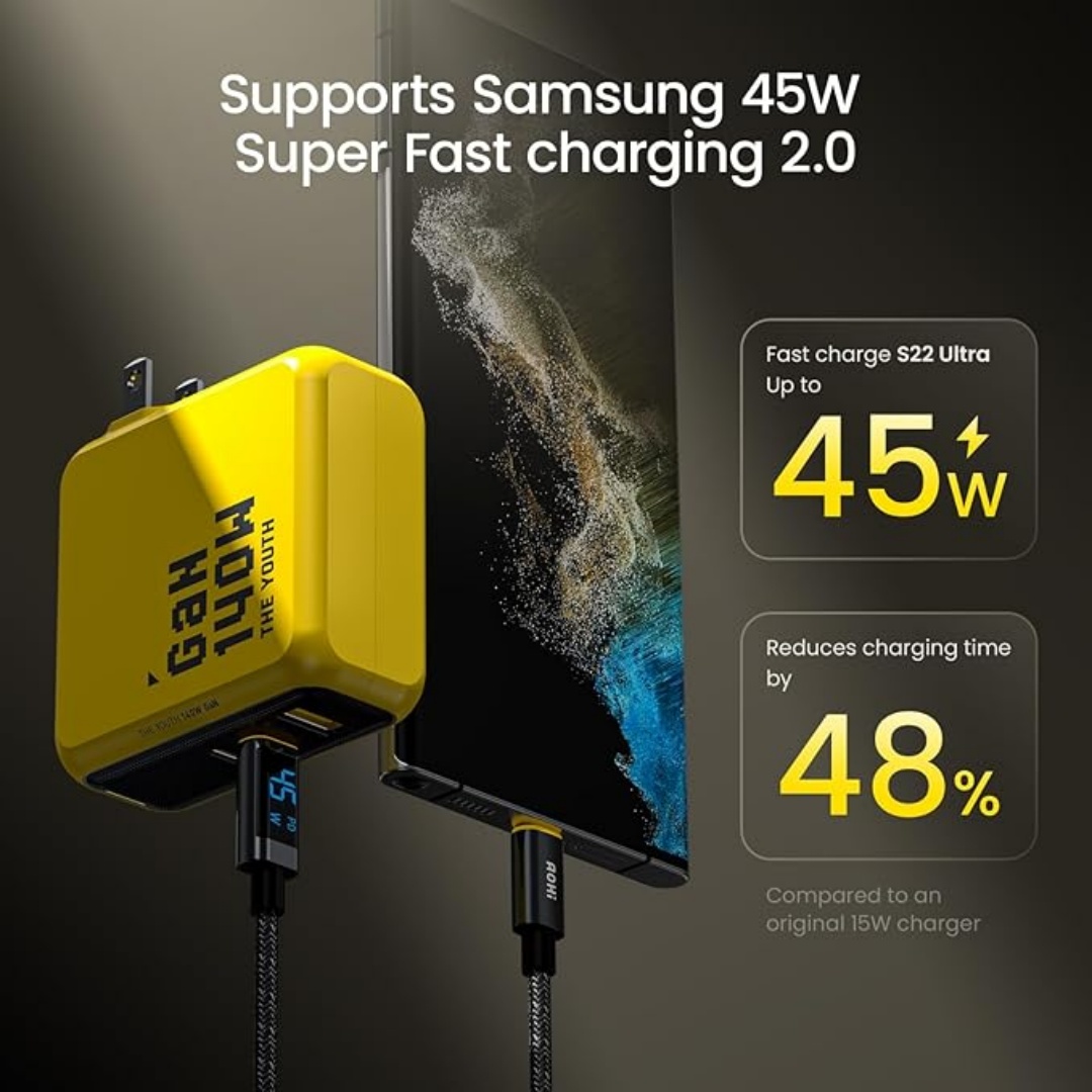 AOHI Youth 140W GaN Charger PD - огляд і ціна Dell Tablet Accessories