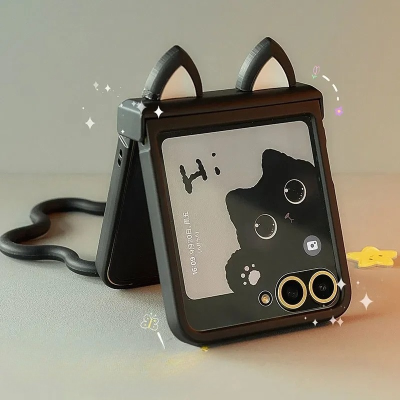 Cute Ears Hinge Phone Case For - огляд і ціна Motorola Tablet Accessories