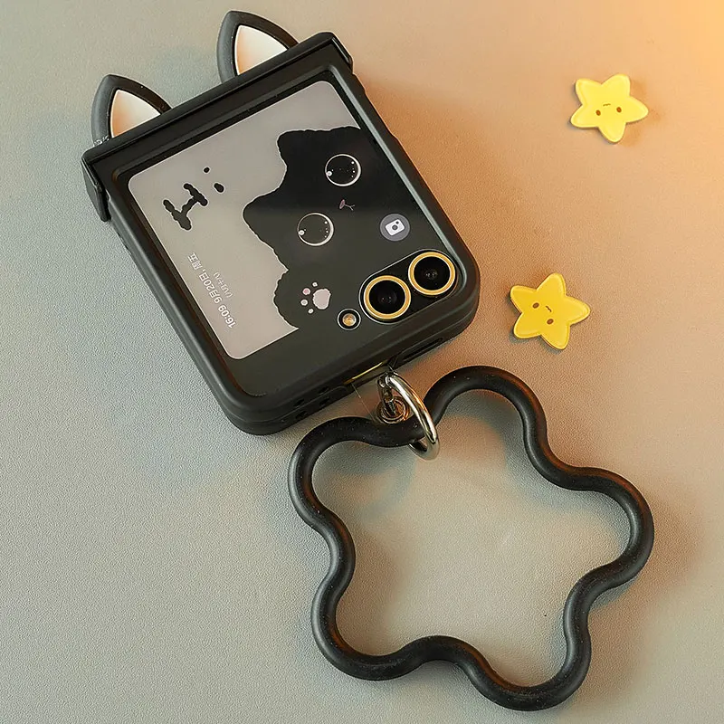 Cute Ears Hinge Phone Case For - огляд і ціна Motorola Tablet Accessories