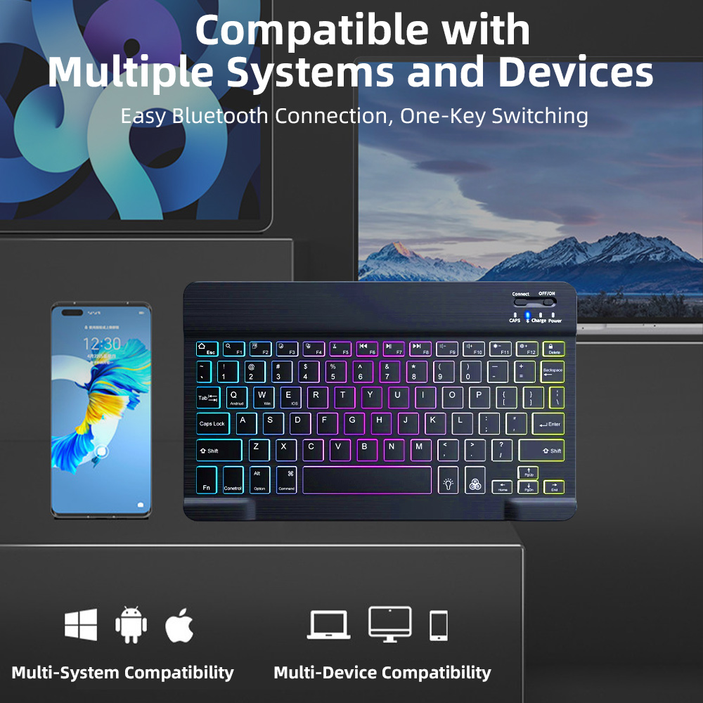 2026 Backlight Bluetooth Keybo - огляд і ціна Android Tablet Gaming Accessories
