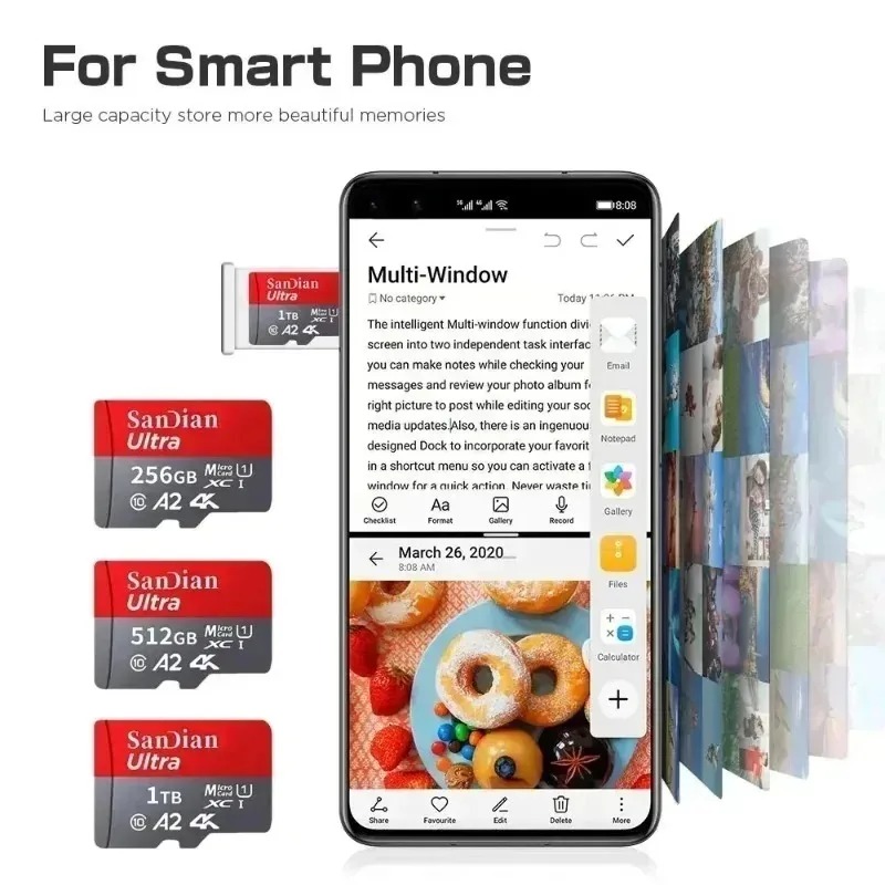 High Speed Micro TF/SD Card U3 - огляд і ціна Microsd Card Tablet