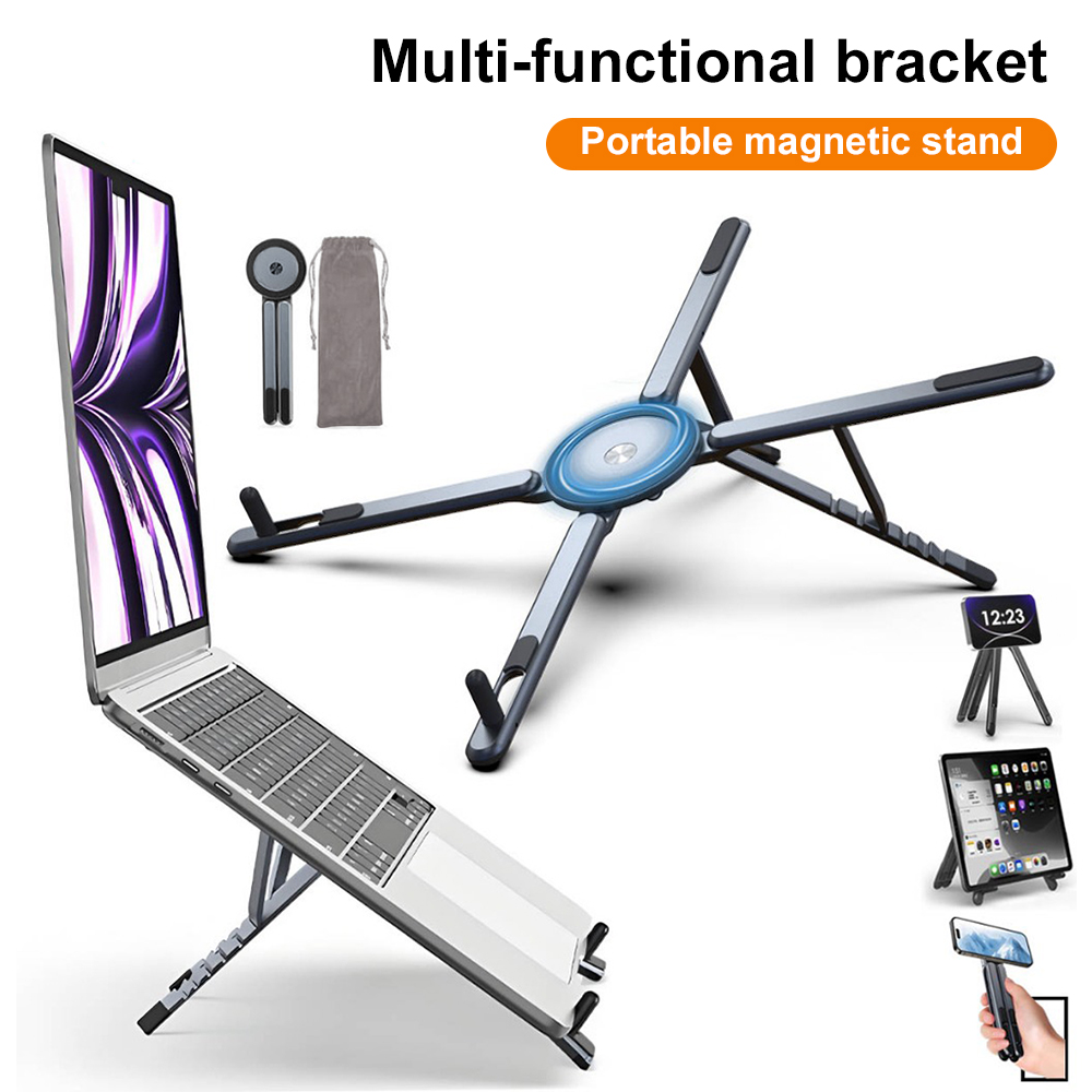 360° Rotating Magnetic Laptop  - огляд і ціна Cooling Stand Tablet